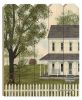 "Green Green Grass of Home" By Artisan Billy Jacobs, Printed on Wooden Picket Fence Wall Art