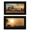 Trendy Decor 4U "Light of a New Day Collection" Framed Wall Art, Modern Home Decor Framed Print for Living Room, Bedroom & Farmhouse Wall Decoration b