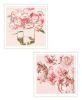 "The Peonies Collection" 2-Piece Vignette By Sophie 6, Ready to Hang Framed Print, White Frame