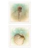 "The Sea III & Sea IV" 2-Piece Vignette by Sophie 6, Ready to Hang Framed Print, White Frame