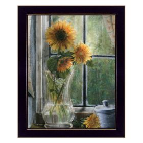 "Morning Flower" by ED Wargo, Ready to Hang Framed Print, Black Frame