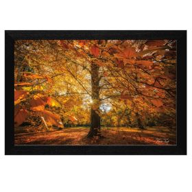 "Autumn Leaves" by Martin Podt, Ready to Hang Framed Print, Black Frame