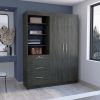 Armoire Rumanu, Bedroom, Smokey Oak