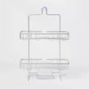 Wide Rustproof Shower Caddy with Lock Top Aluminum