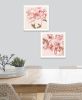 "The Peonies Collection" 2-Piece Vignette By Sophie 6, Ready to Hang Framed Print, White Frame