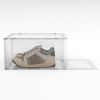 Set of 6 Stackable Clear Plastic Shoe Storage Box