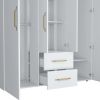 Armoire Elma, Bedroom, White