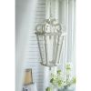 Wood Chandelier, Hanging Light Fixture with Adjustable Chain for Kitchen Dining Room Foyer Entryway, Bulb Not Included