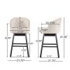 OGDEN KD SWIVEL BARSTOOL( SET OF 2 )