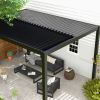 8610C Louver Pergola 10x13FT Aluminum Frame & Louvers