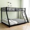 Metal Twin over Full Bunk Bed/ Heavy-duty Sturdy Metal/ Noise Reduced/ Safety Guardrail/ CPC Certified/ No Box Spring Needed