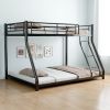 Metal Twin over Full Bunk Bed/ Heavy-duty Sturdy Metal/ Noise Reduced/ Safety Guardrail/ CPC Certified/ No Box Spring Needed