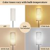 Floor Lamp for Living Room, Modern Standing Lamps with Lampshade, Minimalist Tall Lamp with Foot Switch for Living Room, Bedroom, Kids Room, Office(Bu