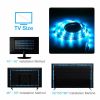 4x50CM USB 5V RGB LED Strip  Background light  Remote kit for TV Computer Lamp