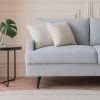 64" W Fabric Upholstered Love seat with metal Legs/High Resilience Sponge Couch for Living Room;  Bedroom;  Apartment; Grey