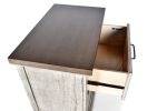 Bear Creek - Nightstand - Pearl Silver