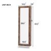 Fashion Simple Jewelry Storage Mirror Cabinet Can Be Hung On The Door Or Wall