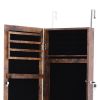 Fashion Simple Jewelry Storage Mirror Cabinet Can Be Hung On The Door Or Wall