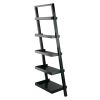 Bellamy 5-Tier Leaning Shelf; Black