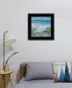 "Blue Horizons" By Tracy Owen-Cullimore, Ready to Hang Framed Print, Black Frame