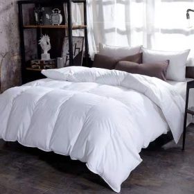 Down Duvet, Winter Duvet, Goose Down Duvet Core, Air Conditioner (Option: White-180x220cm-8)